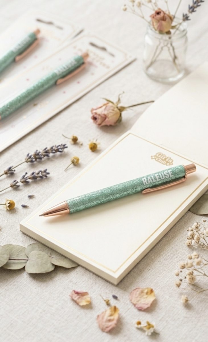 Stylo pailleté Râleuse