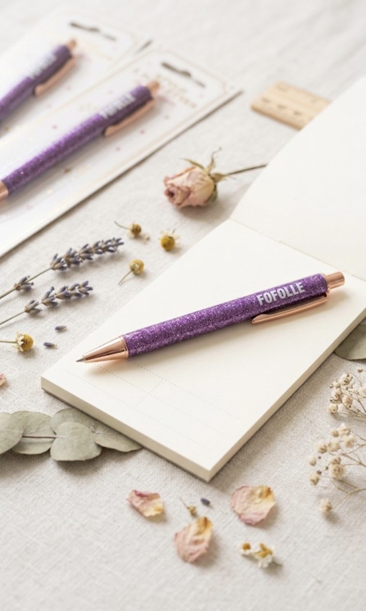 Stylo pailleté Fofolle