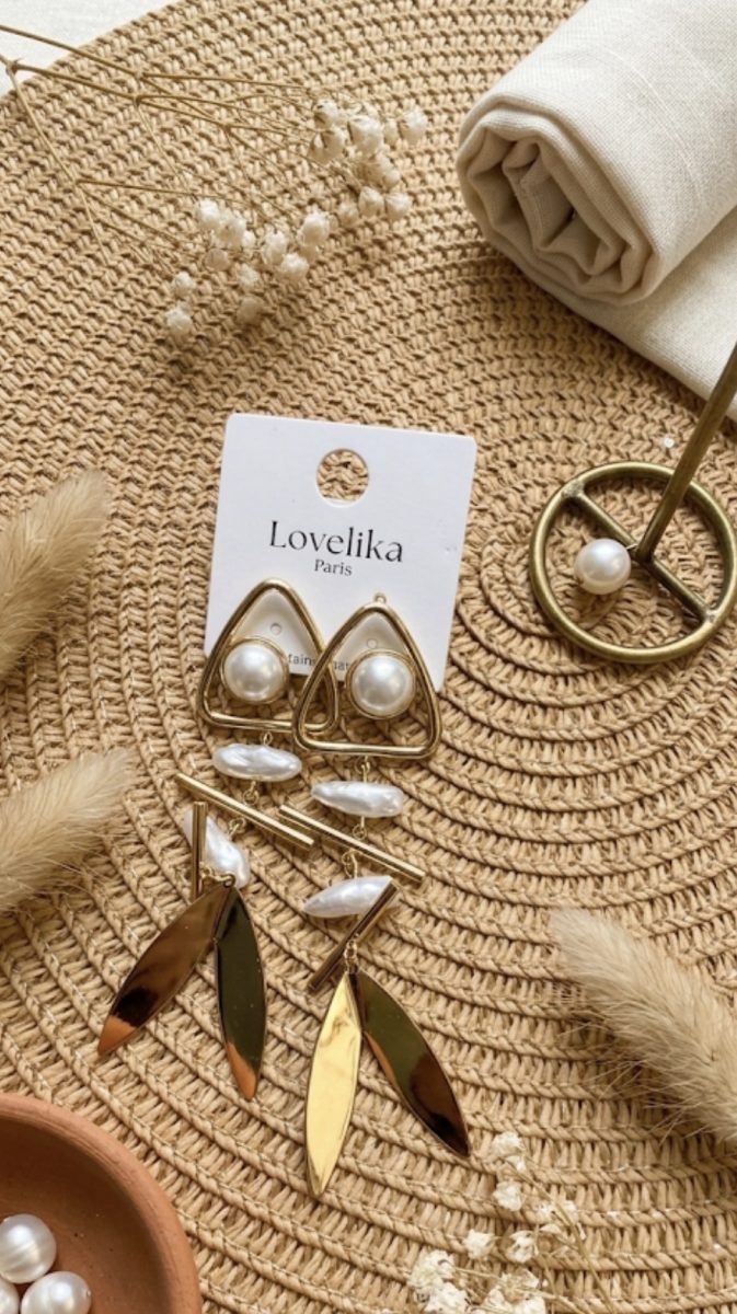 Boucles d’oreilles Nymphéa