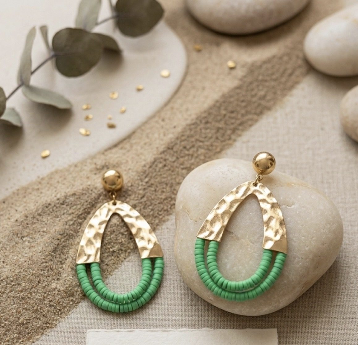 Boucles d’oreilles Oasis d’orient