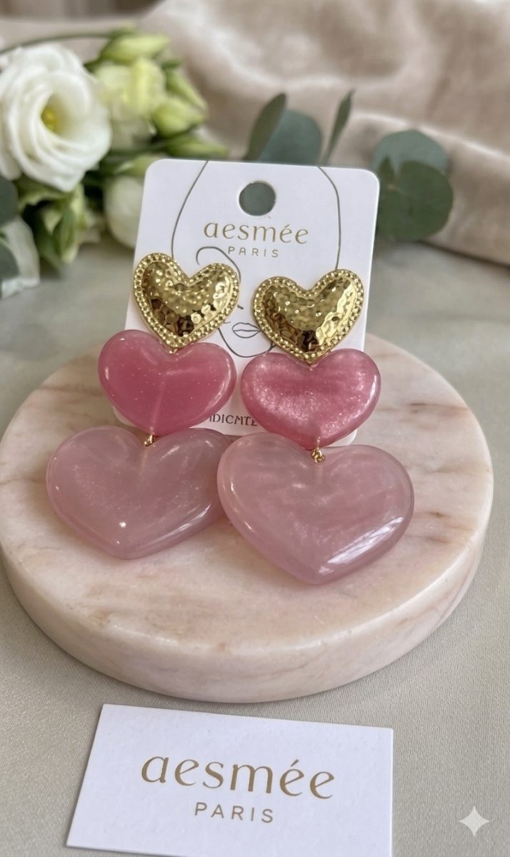Boucles d’oreilles heart