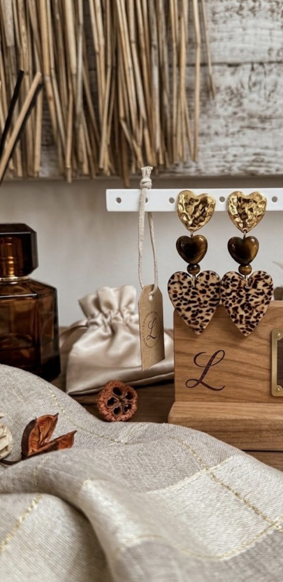 Boucles d’oreilles Léo’heart