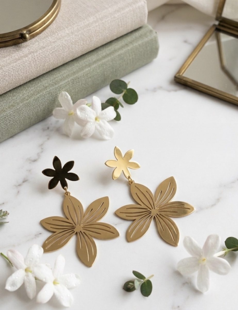 Boucles d’oreilles Pétales Solaires