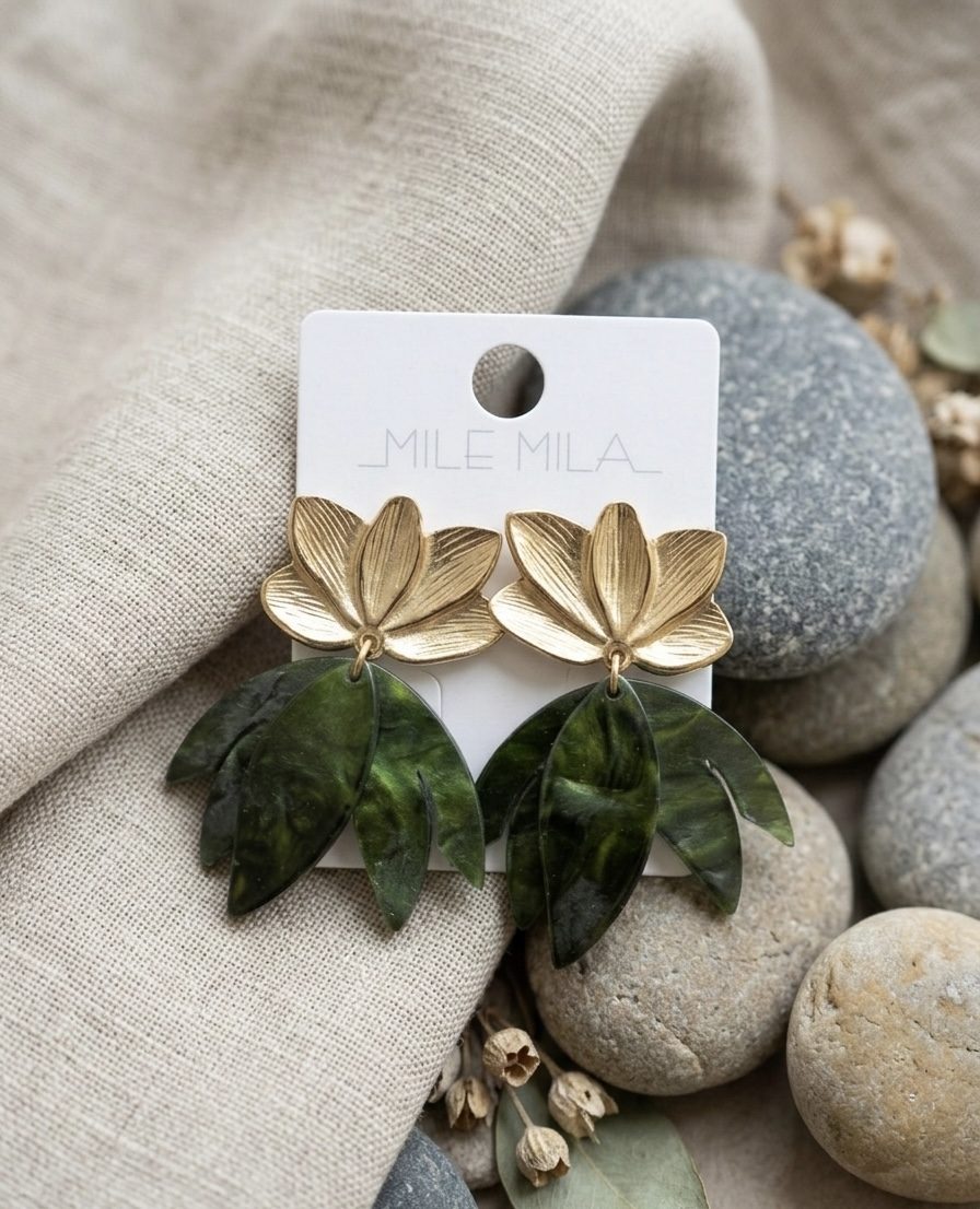 Boucles d’oreilles palm