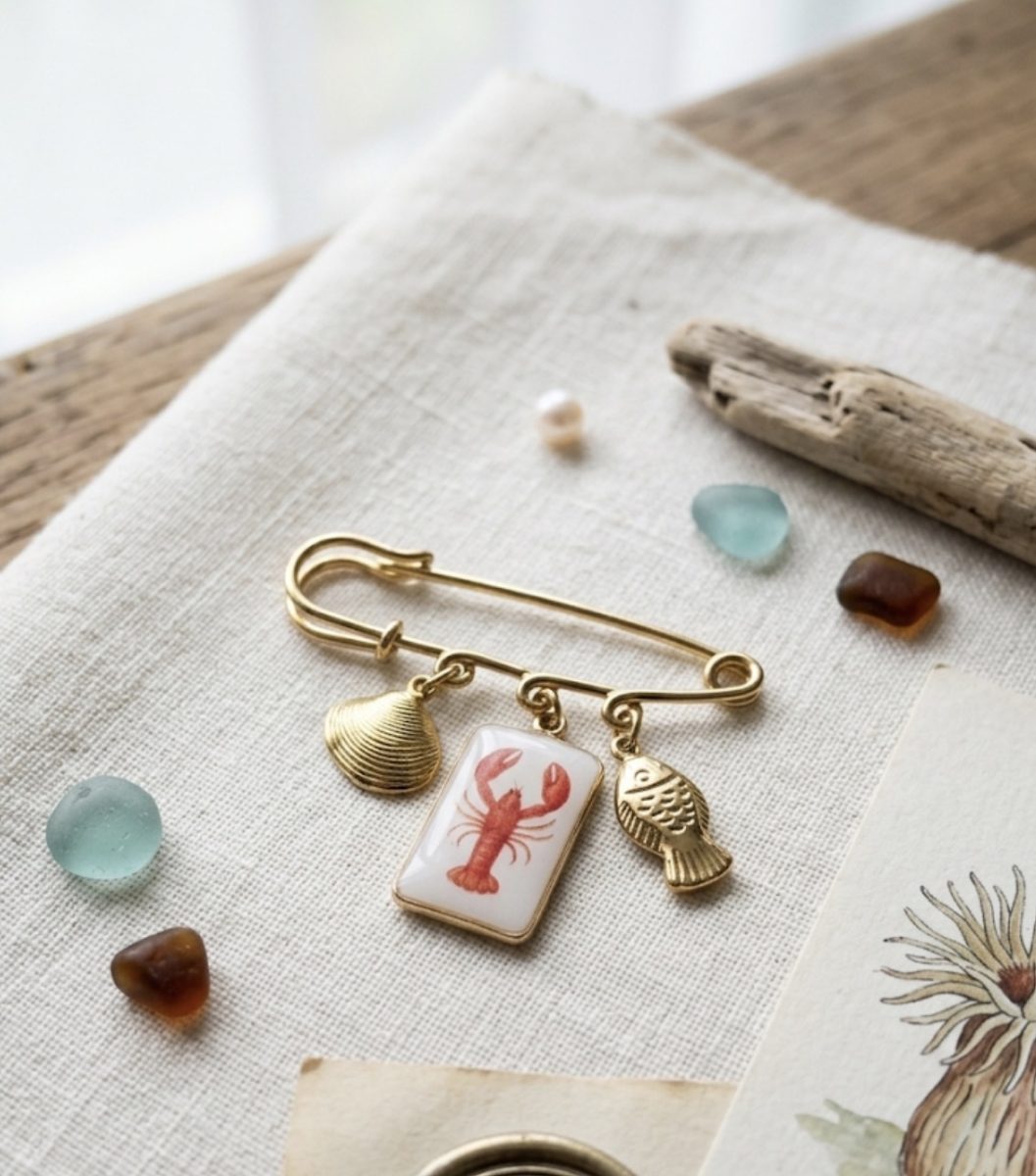 Broche Murmures de l'Océan