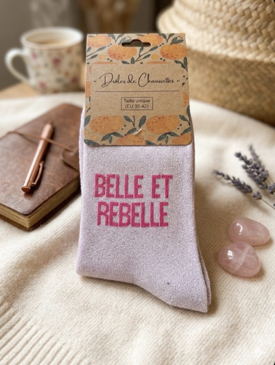 Chaussettes Belle et Rebelle