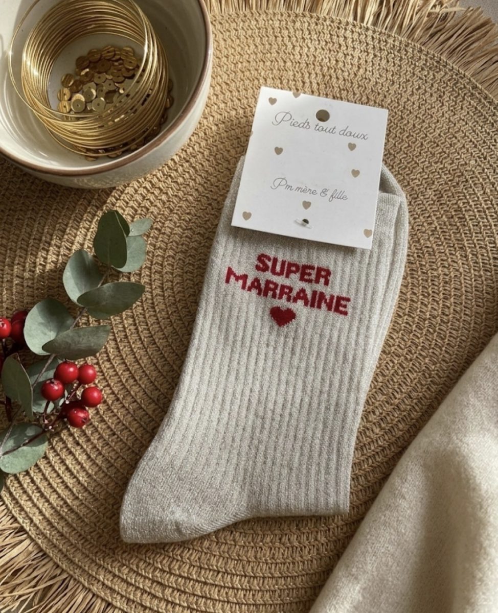 Chaussettes Super Marraine