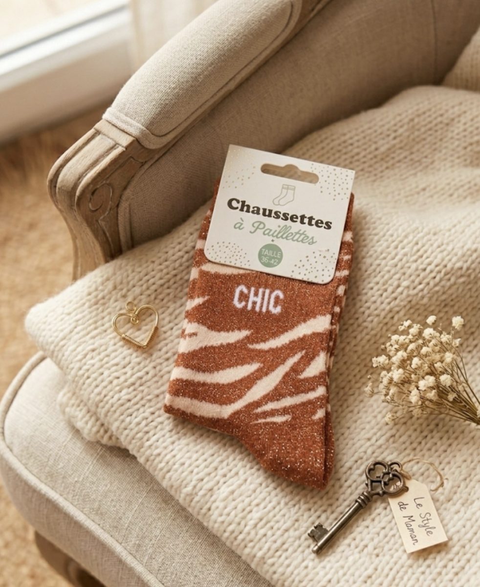 Chaussettes Chic Zébrées