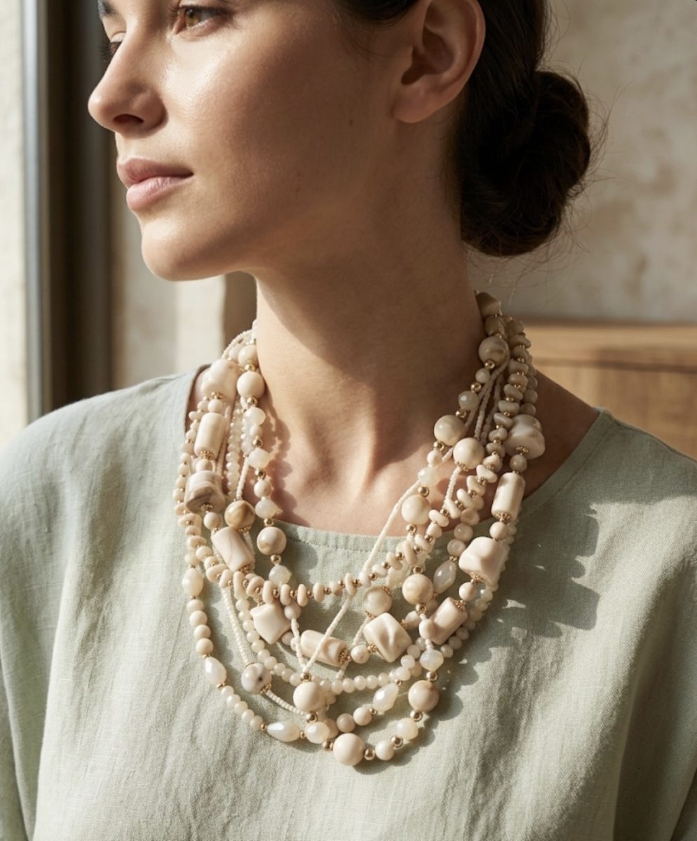 Collier Aube poudrée