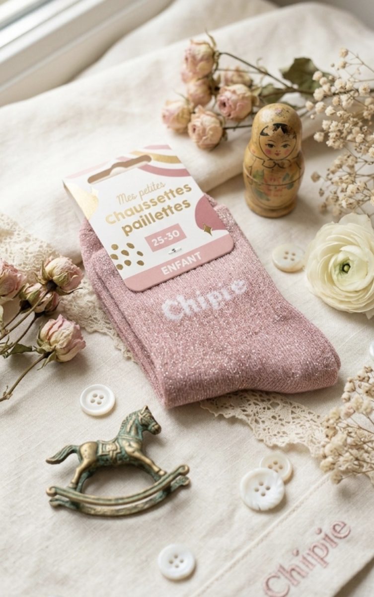 Chaussettes à message fille