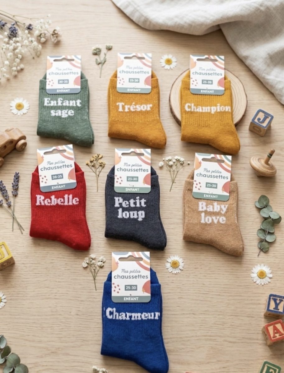 Chaussettes à message garçon