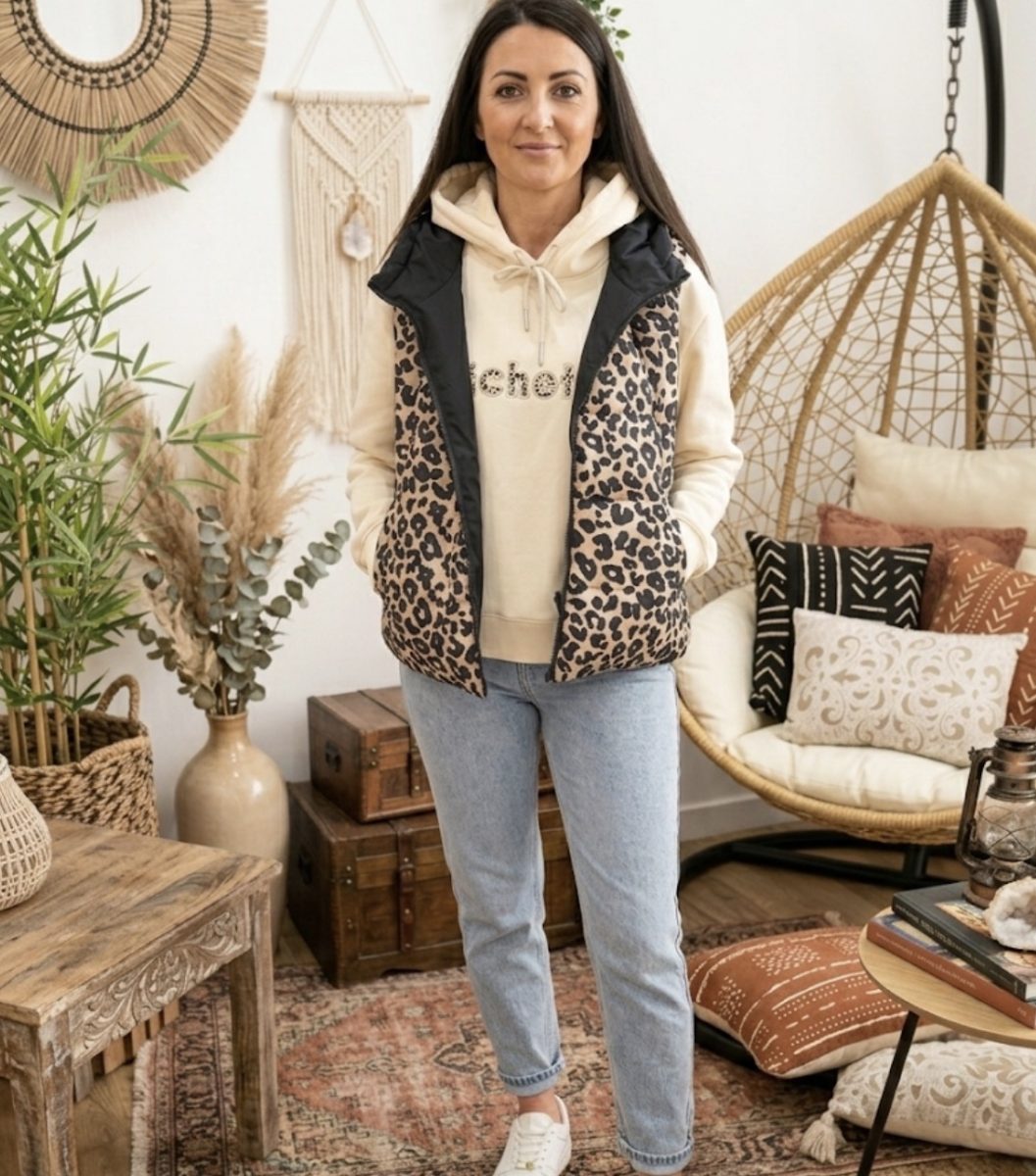 Doudoune sans manches blackléo