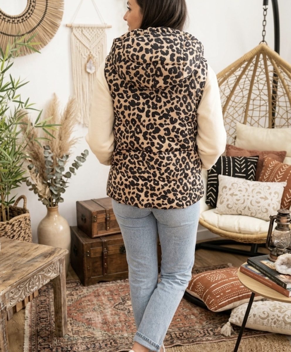 Doudoune sans manches blackléo