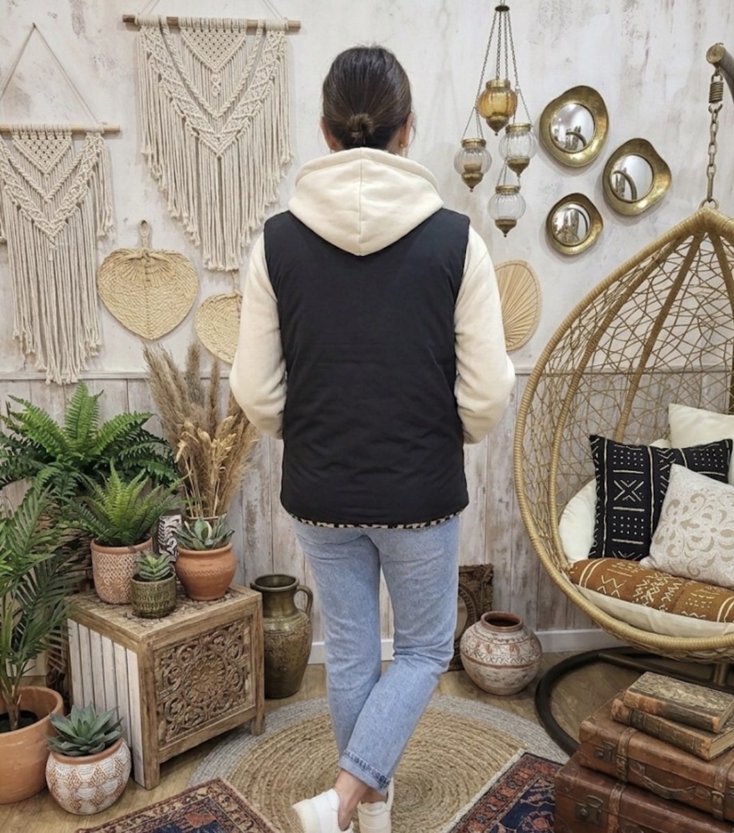 Doudoune sans manches blackléo