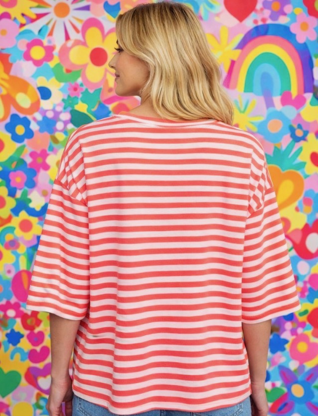 Sweat-shirt manche courte amore