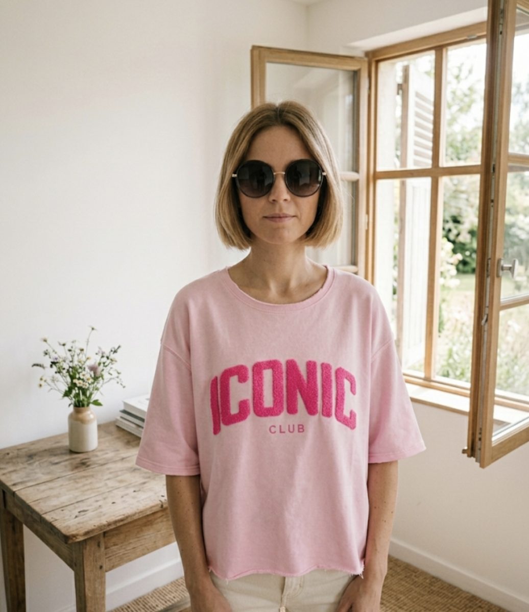 Sweat Iconic Manches 3/4