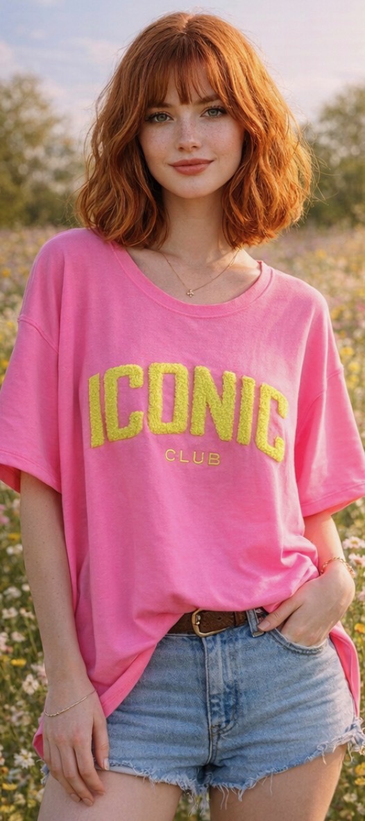 Sweat-shirt manches courtes iconic