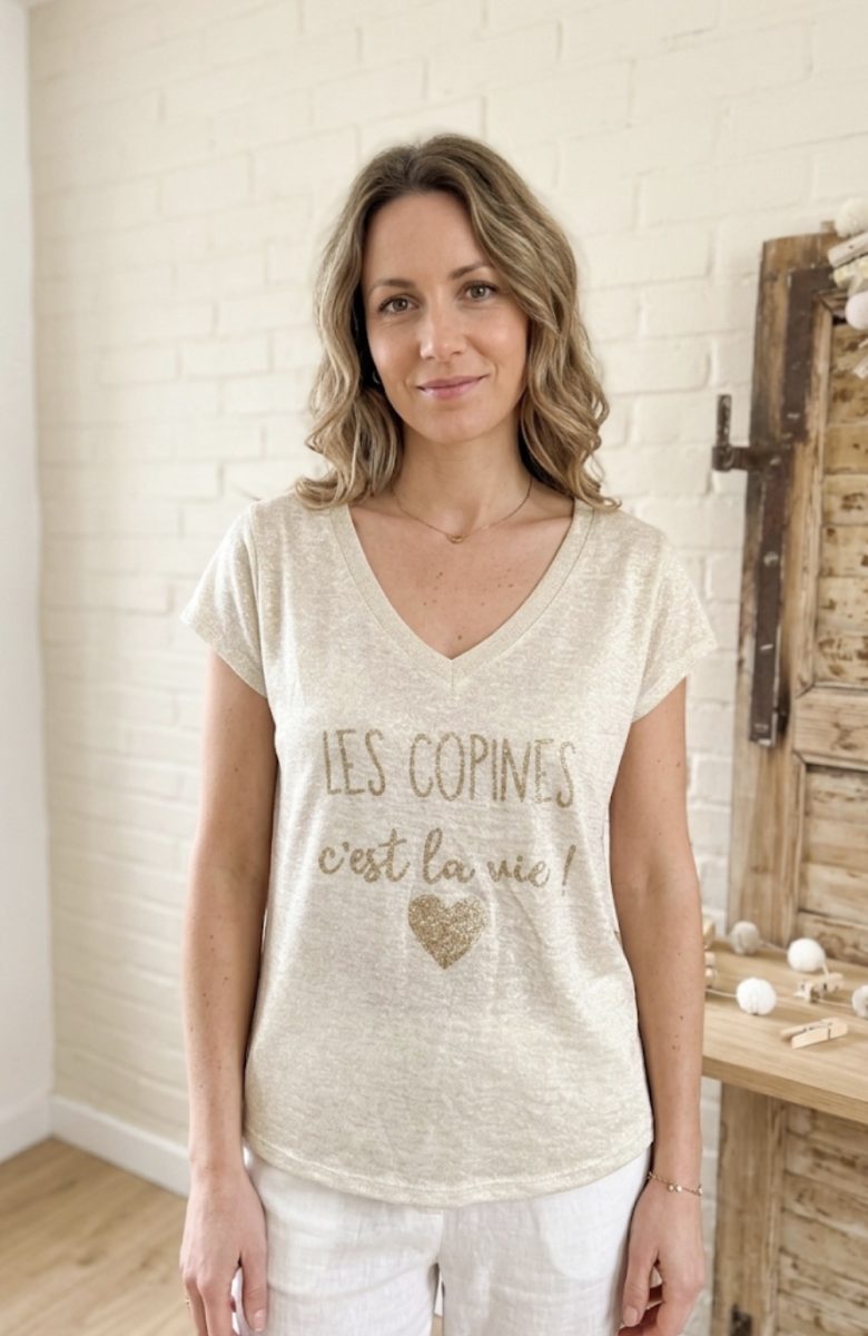 T-shirt Les Copines