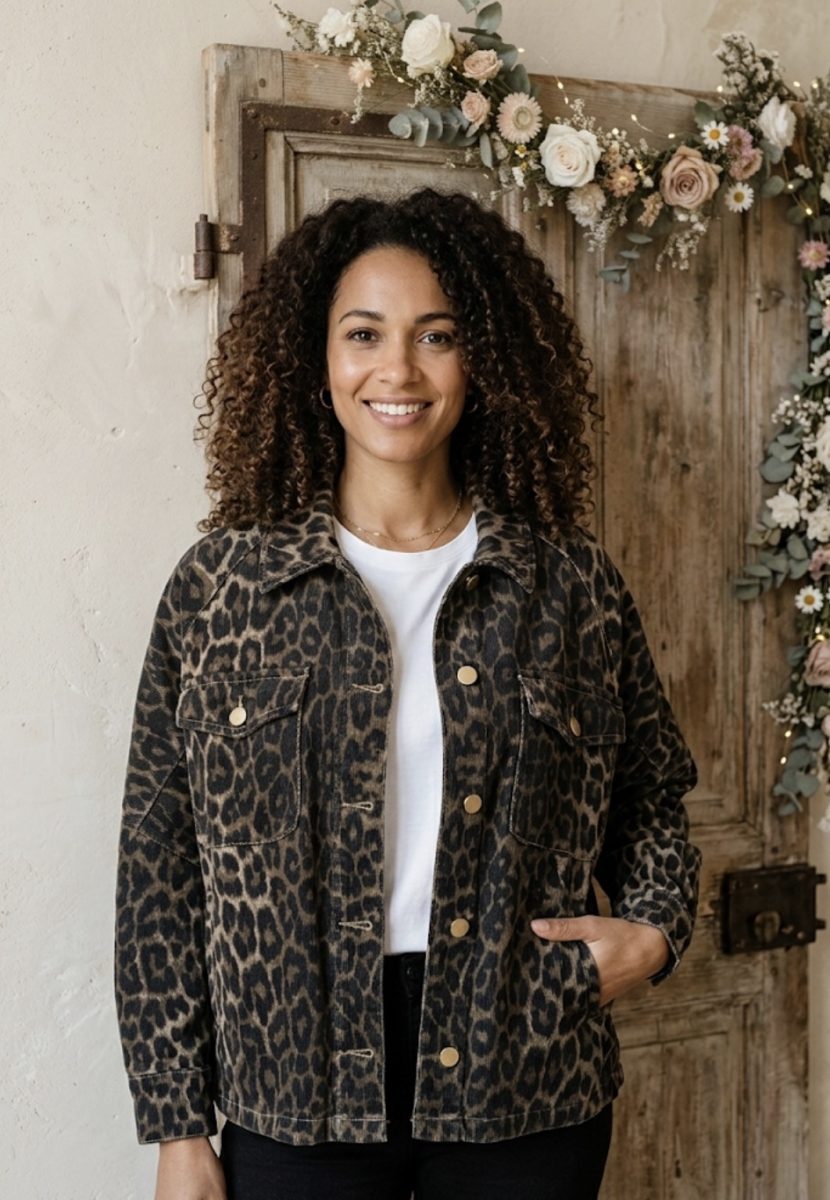 Veste en jean Safari